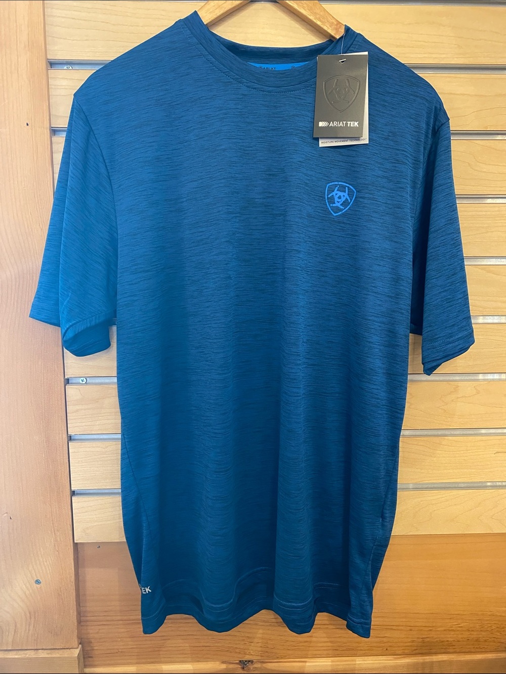 Ariat Men's Navy Blue Performance Short-Sleeve Tee